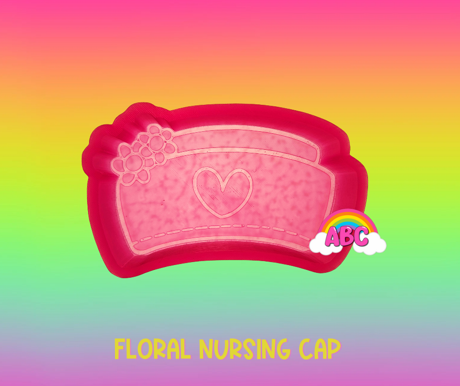 Floral Nursing Cap Silicone Mold