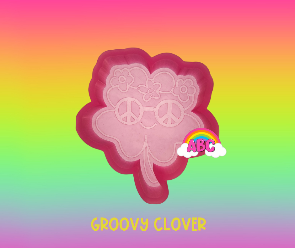 Groovy Clover Silicone Mold