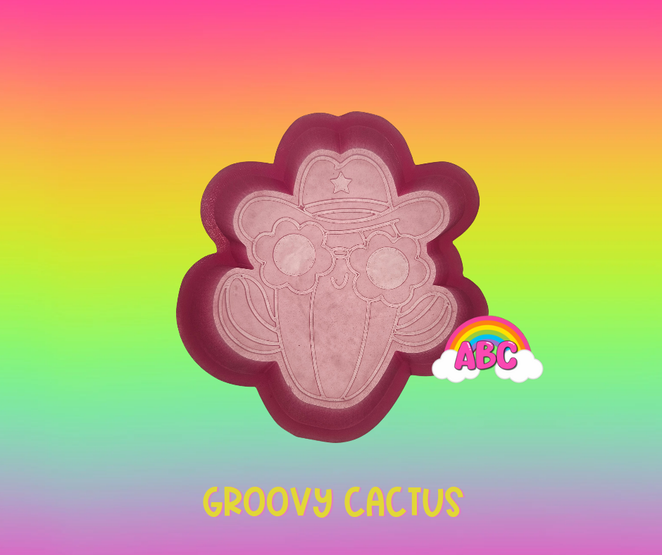 Groovy Cactus Silicone Mold