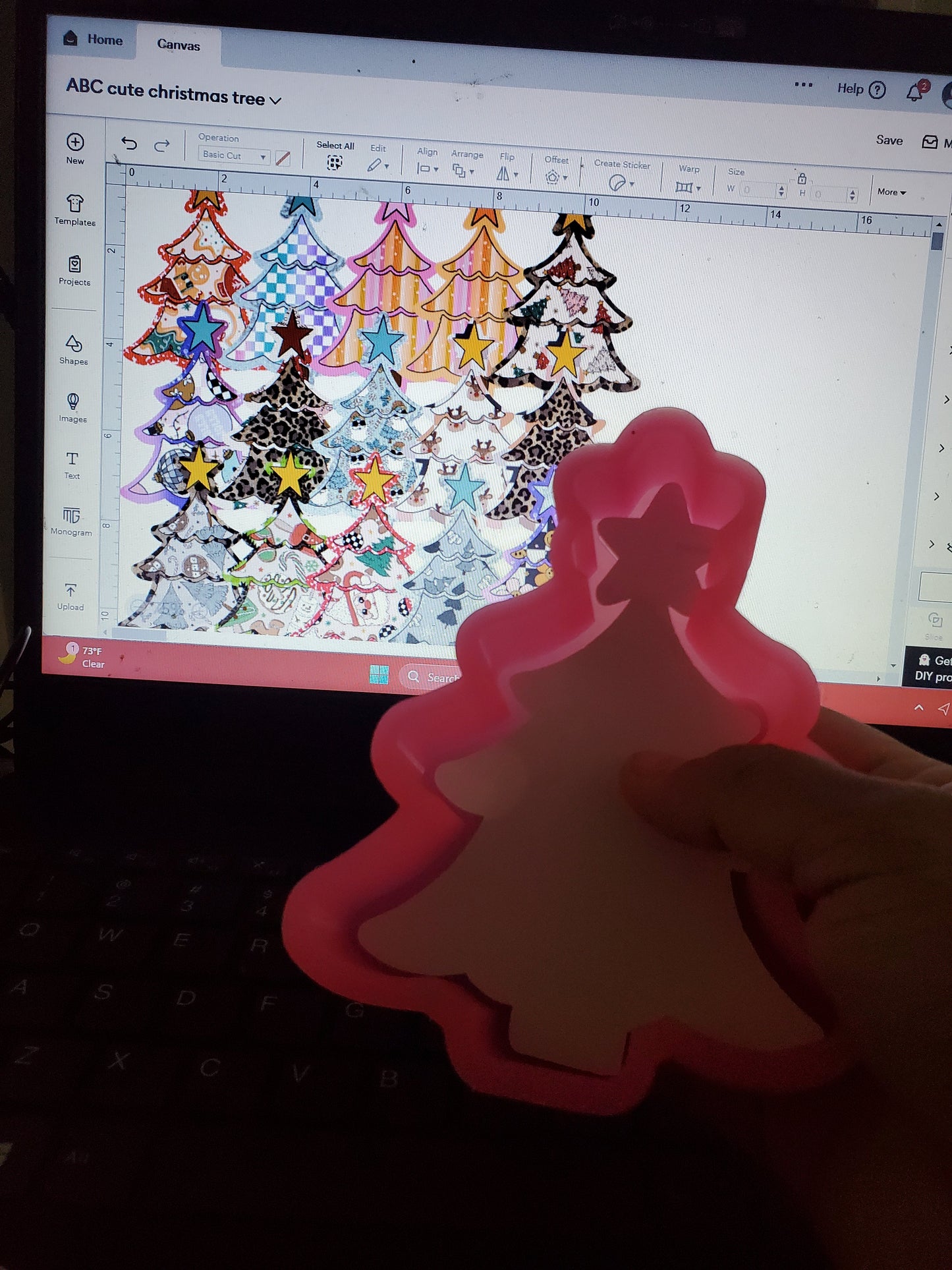Cute Christmas Tree Cardstock  - Sold & Shipped By Simply Sienna