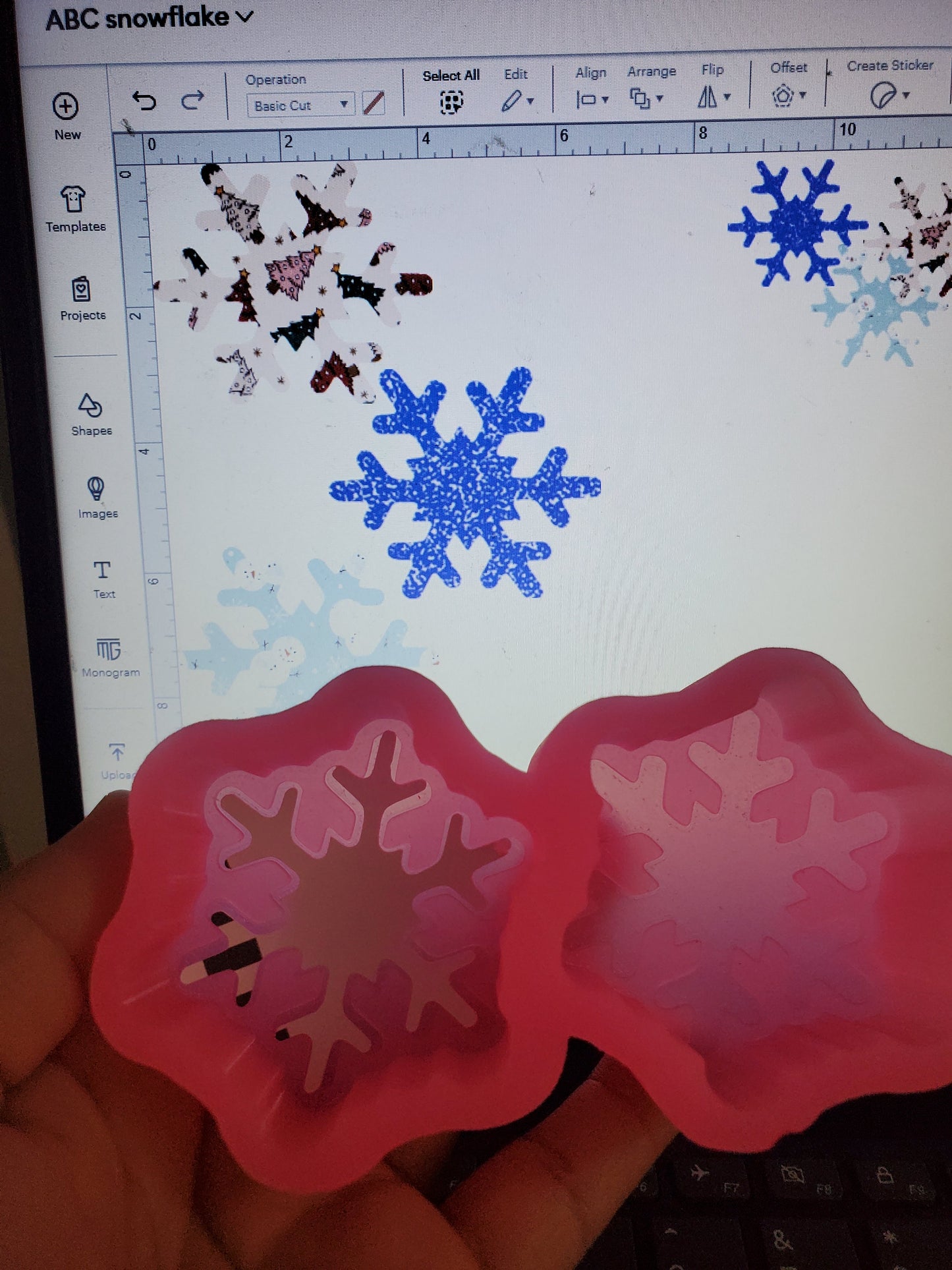 Snowflake Cardstock -  Sold & Shipped By Simply Sienna