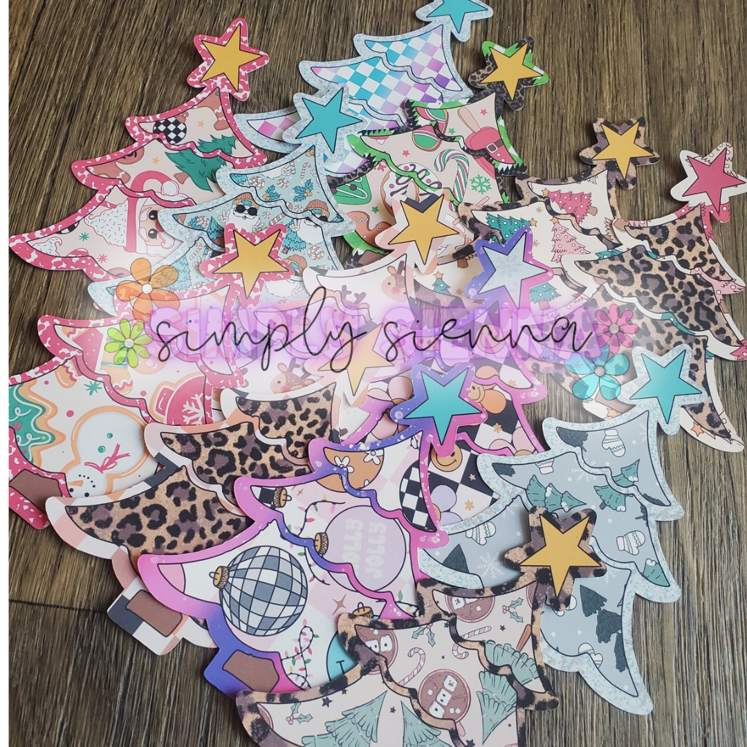 Cute Christmas Tree Cardstock  - Sold & Shipped By Simply Sienna