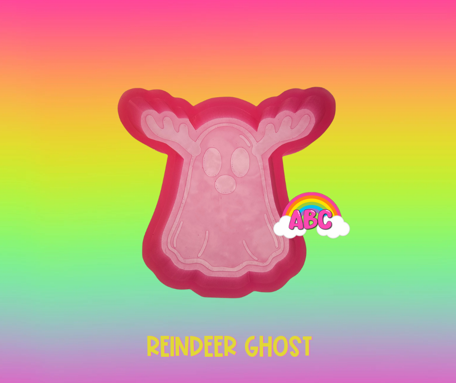 Reindeer Ghost silicone mold