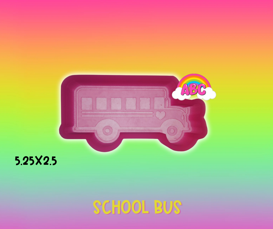 School Bus silicone mold