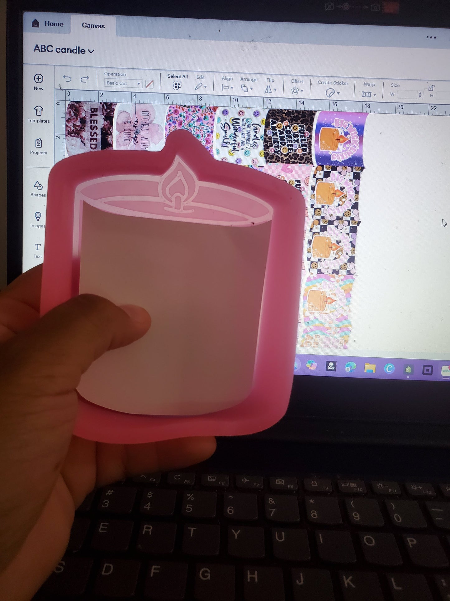 Candle Cardstock - Sold & Shipped By Simply Sienna