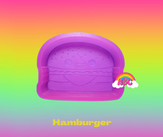 Hamburger silicone mold