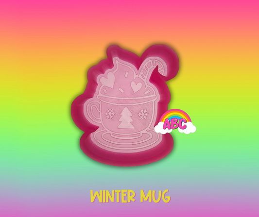 Winter Mug silicone mold