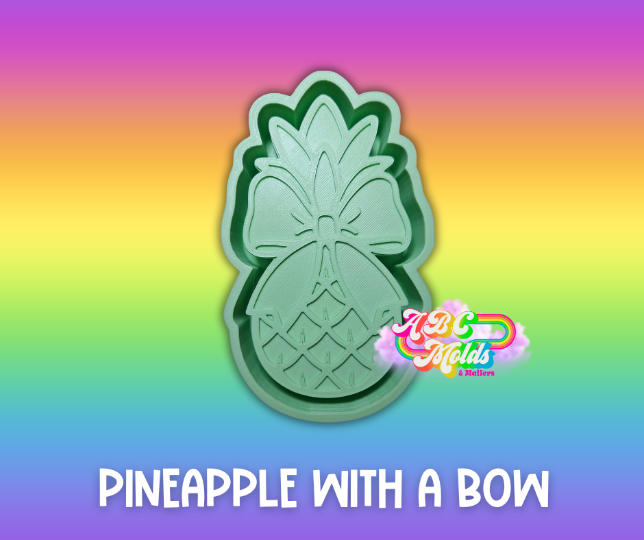 Bow Pineapple Silicone Mold