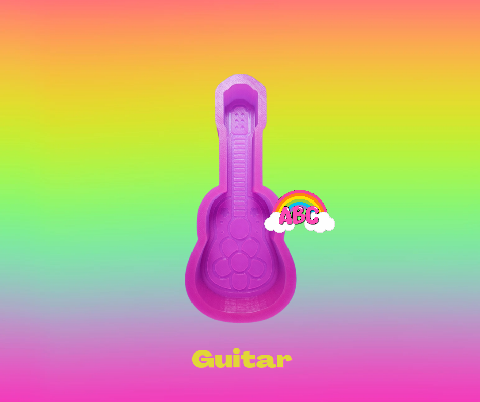 Guitar silicone mold