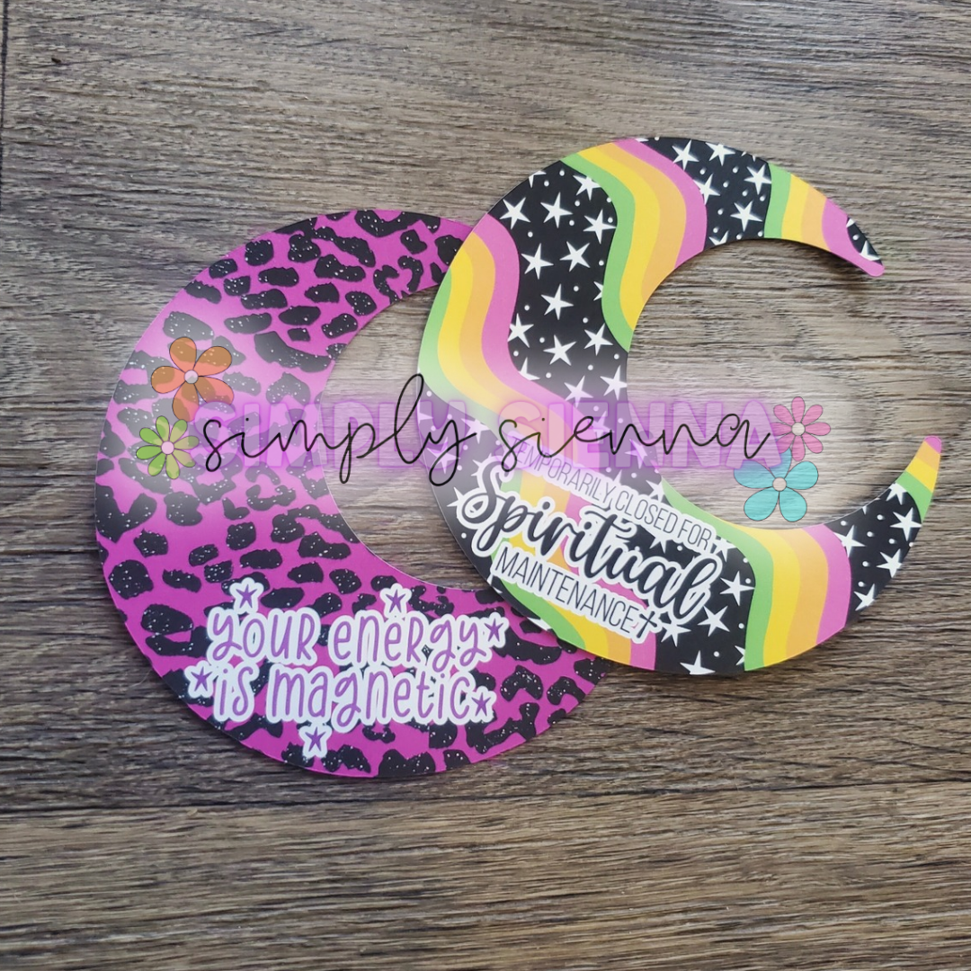 Crescent Moon Cardstock -  Sold & Shipped By Simply Sienna
