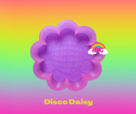 Disco Daisy silicone mold