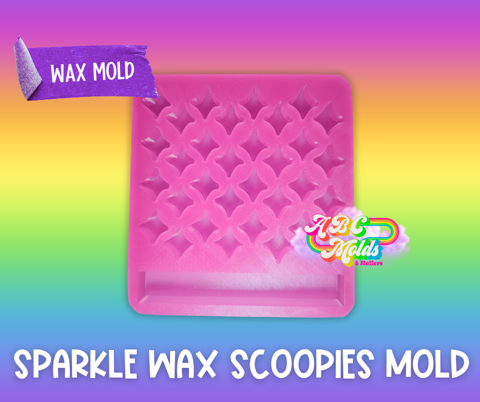 Sparkle Scoopie wax Silicone mold