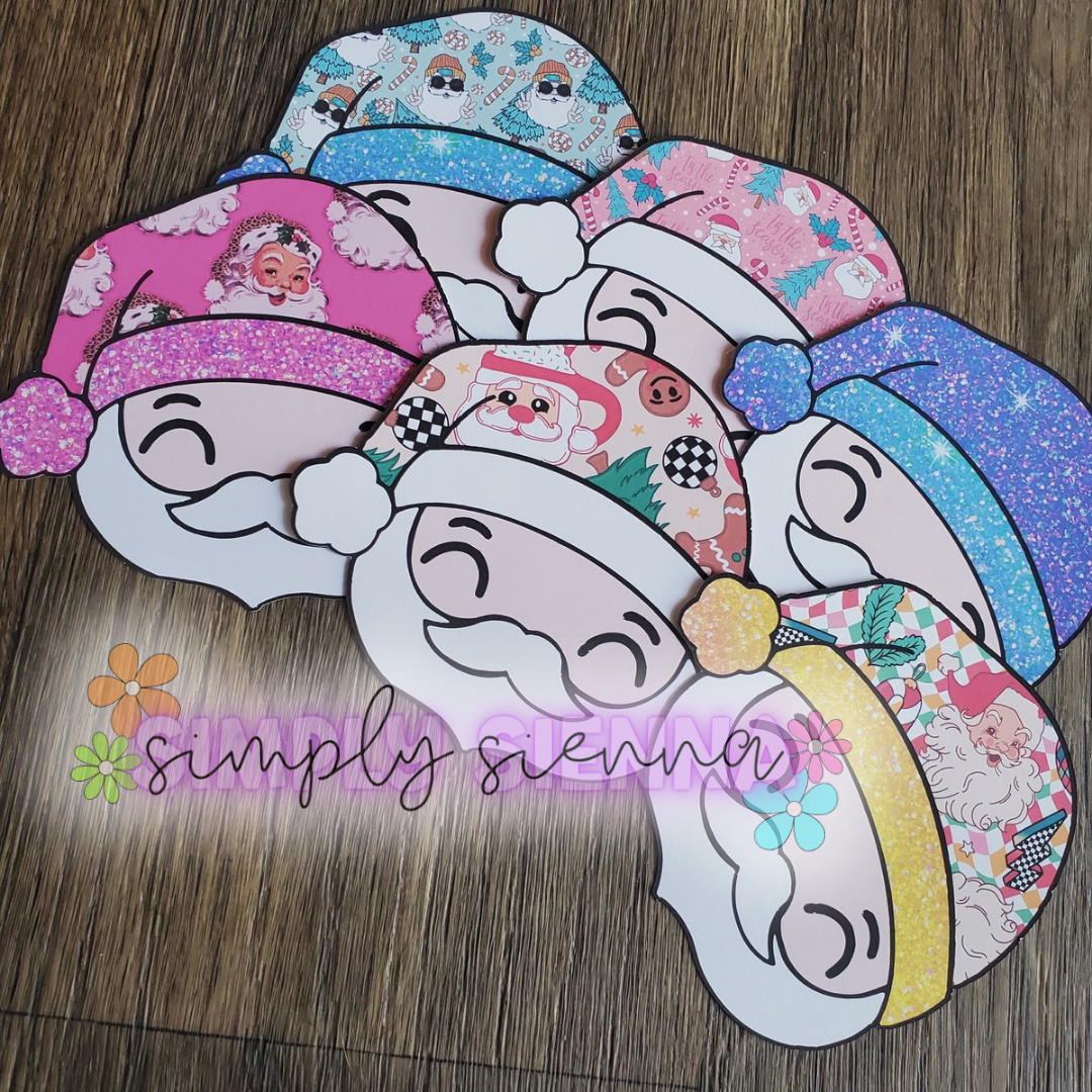 Cute Santa Cardstock -  Sold & Shipped By Simply Sienna