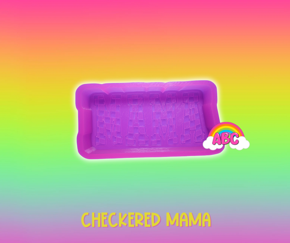 Checkered Mama Silicone Mold