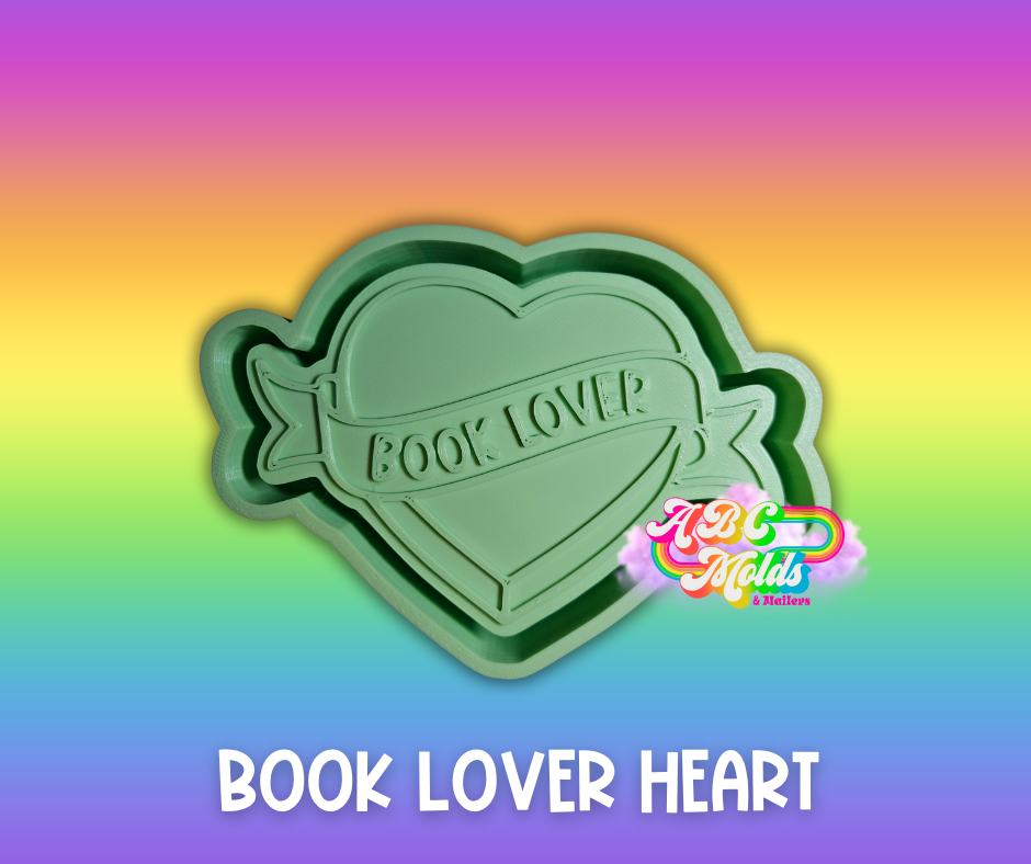 Book Lover silicone mold