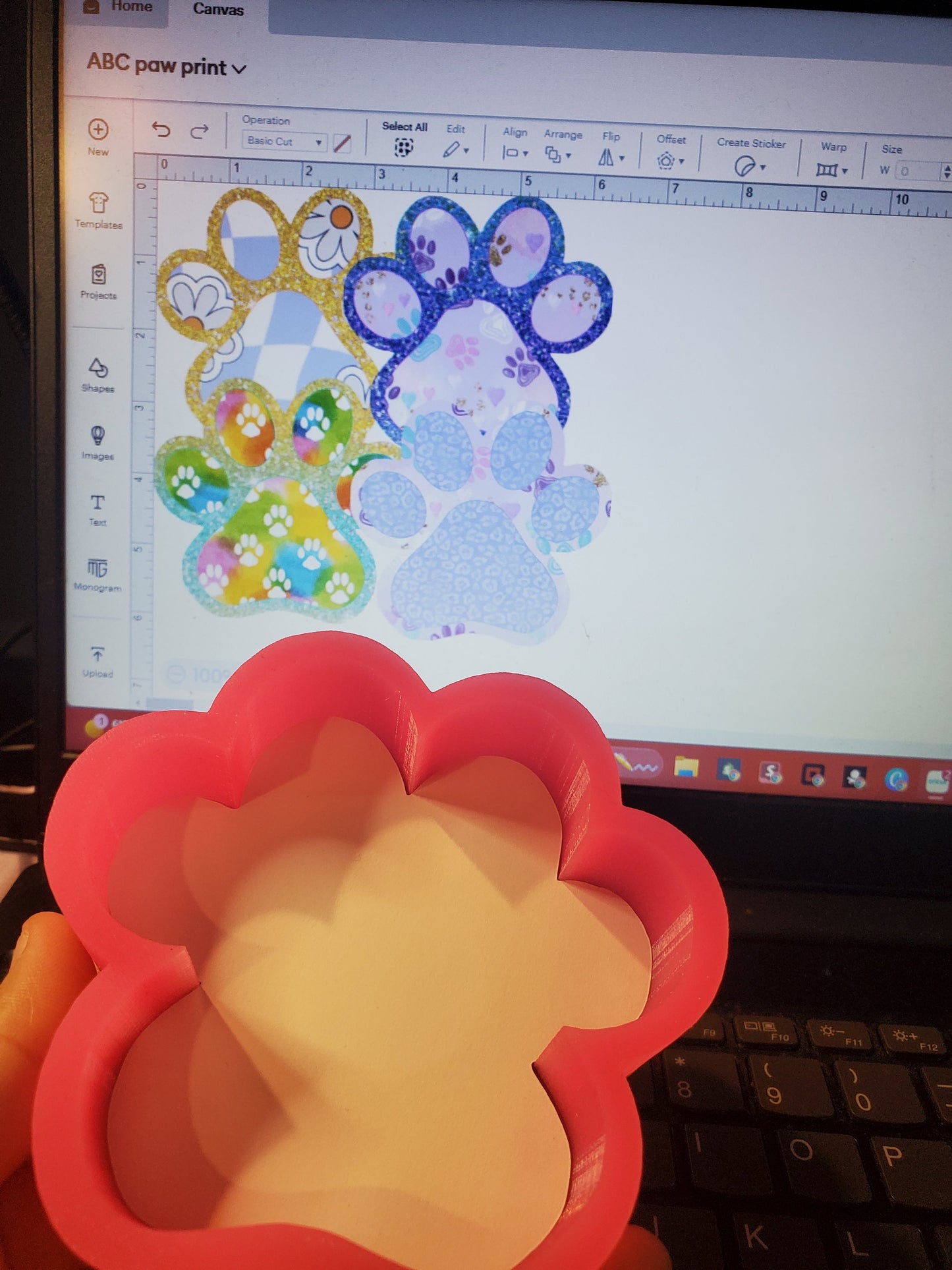 Paw Print Cardstock -  Sold & Shipped By Simply Sienna