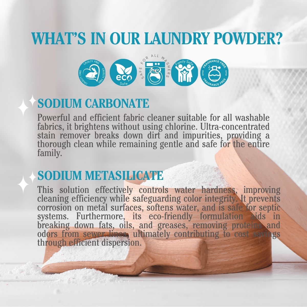 8 lb. Refillable Laundry Powder Detergent*