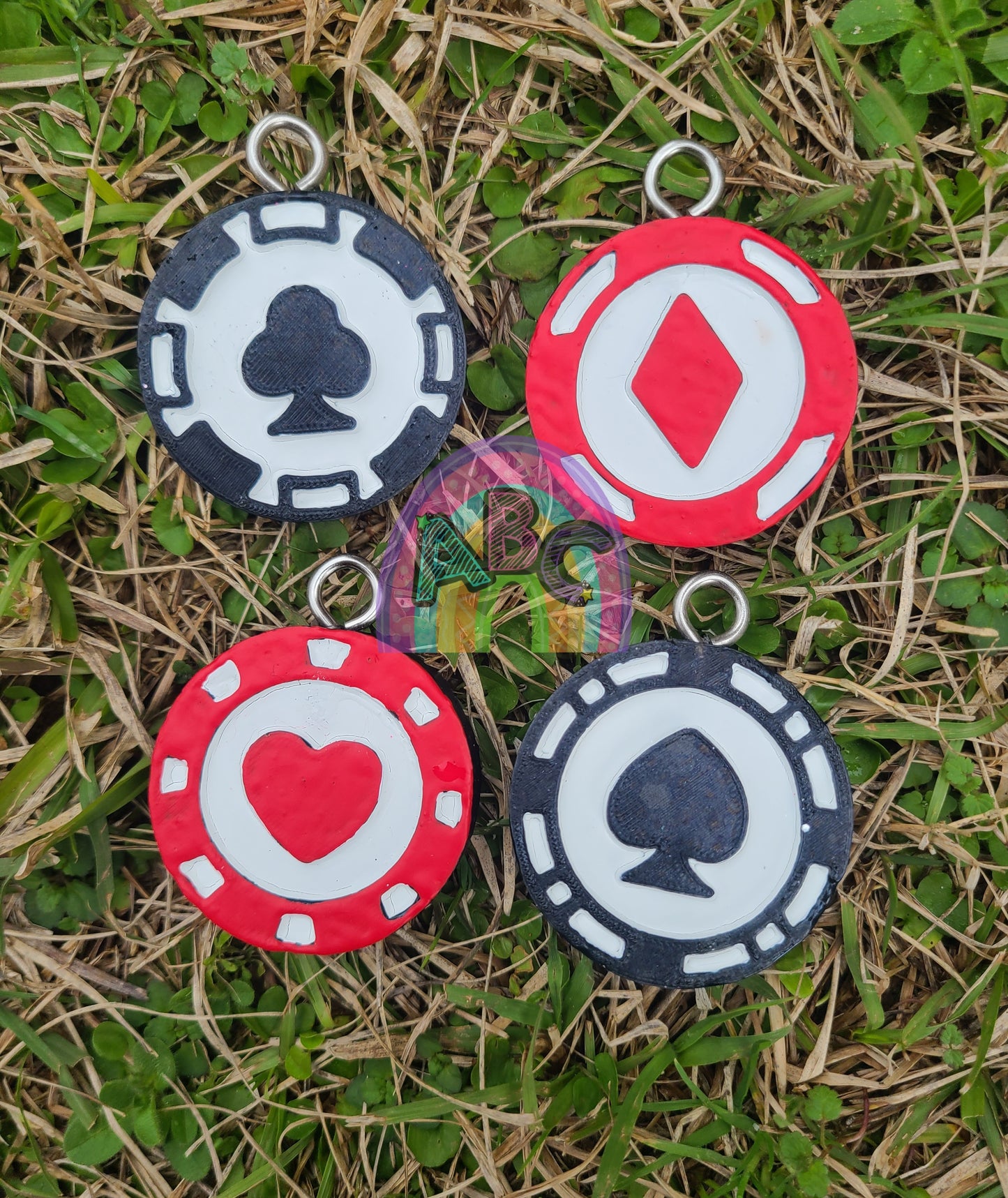 4 cavity poker chip vent tray