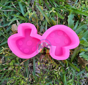 4 Cavity Coffin Vent Tray silicone mold