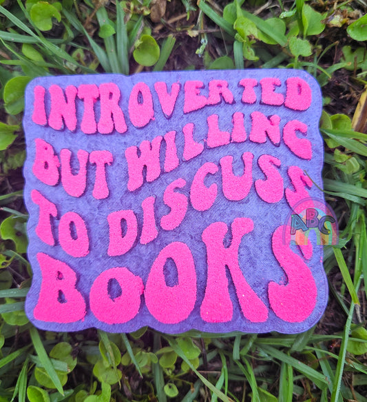 Introverted but willing to discuss books