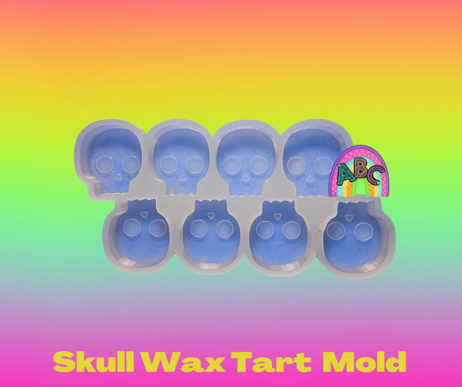 Skull Wax Tart Mold
