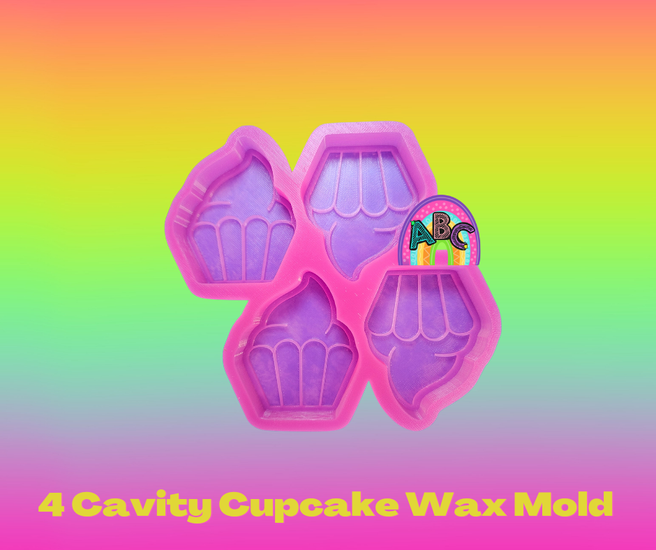 Cupcake Wax Mold 4 cavity