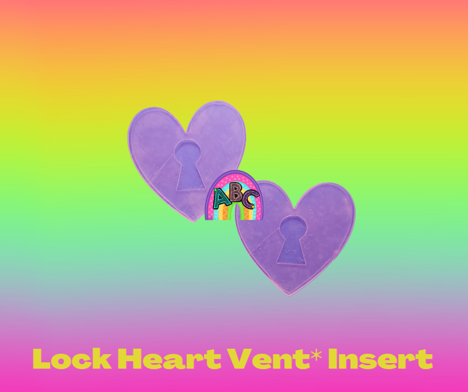 Heart Lock Vent Inserts