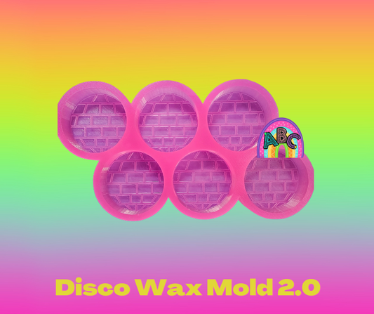 Large Disco 6 Cavity Wax Mold