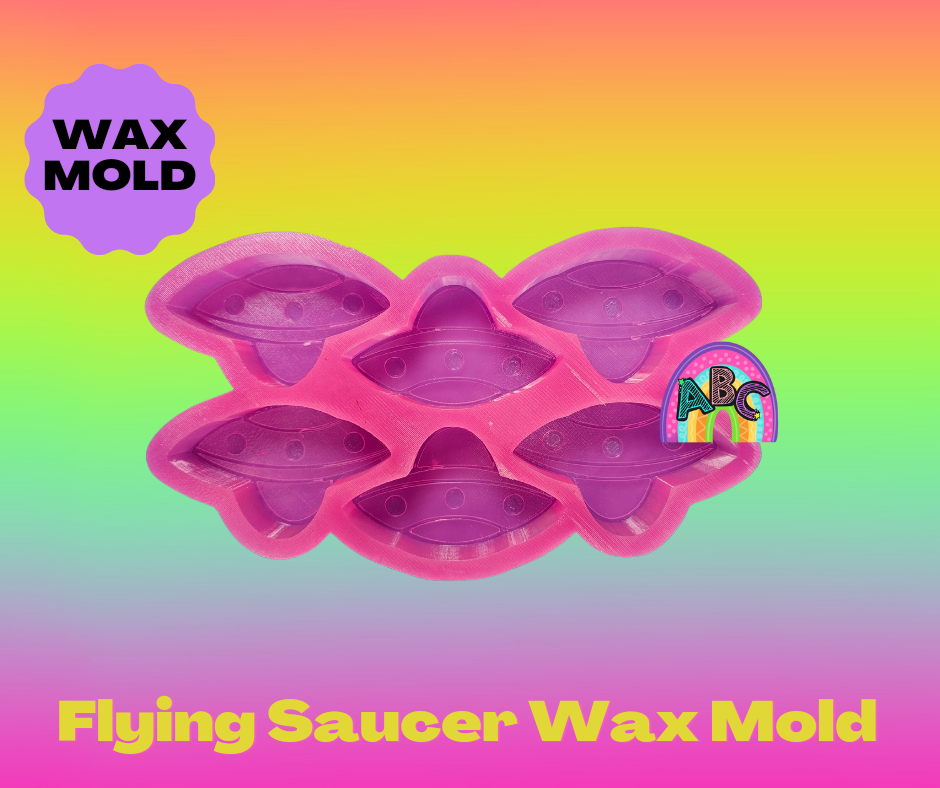 6 Cavity Flying Saucer Wax Mold