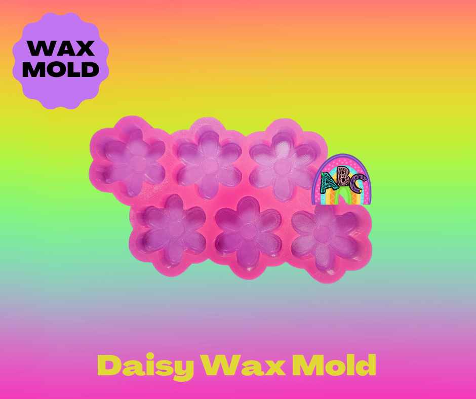 6 Cavity Daisy Wax Mold