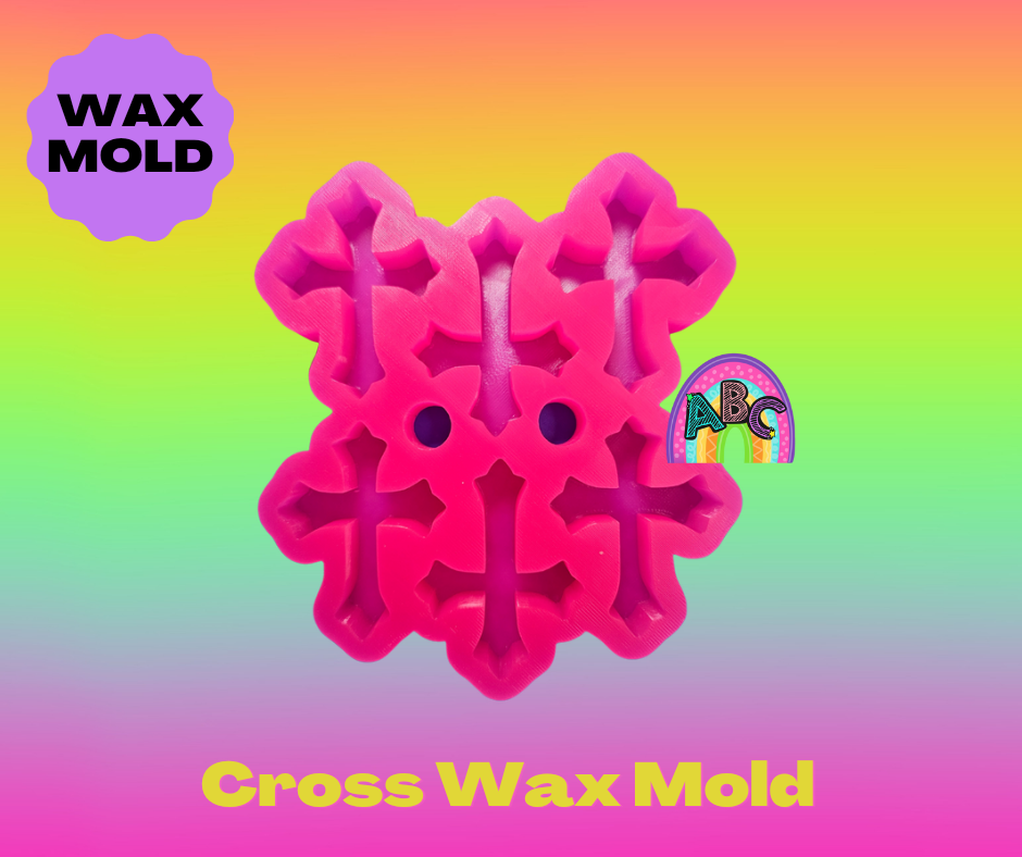6 Cavity Cross Wax Mold