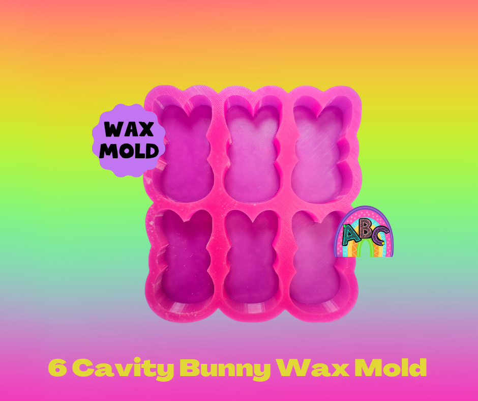 Little Bunny Wax Mold 6 cavity
