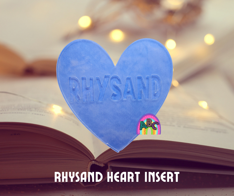 Book Themed Heart Inserts – ABC MOLDS LLC