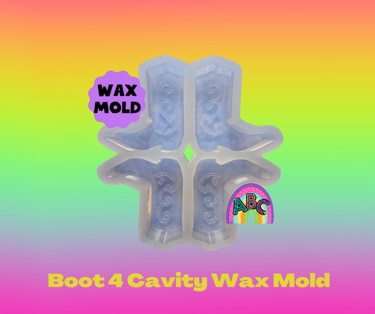Boot 4 Cavity Wax Mold