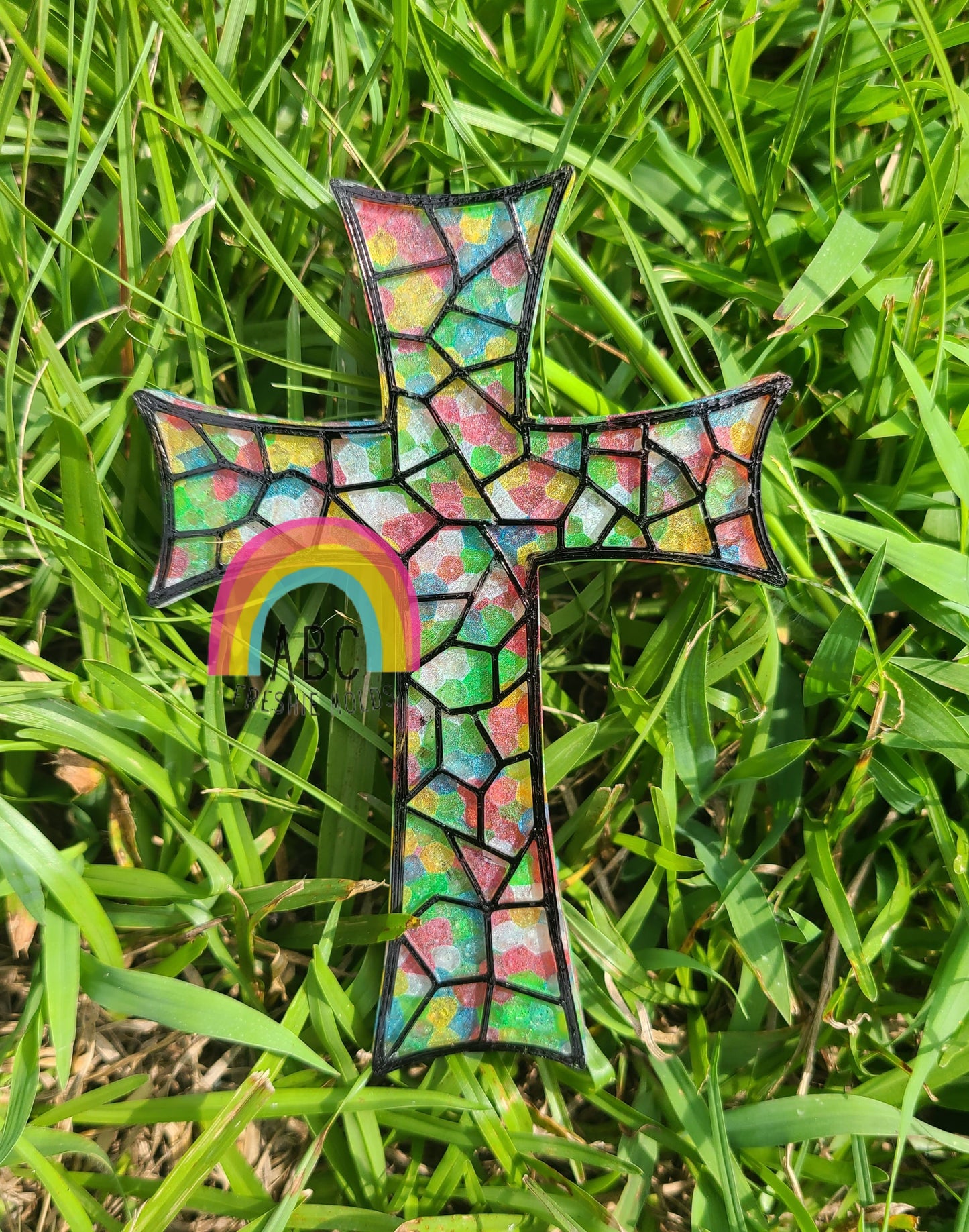 Stained Glass Cross