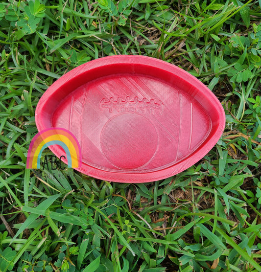 Football with cardstock space